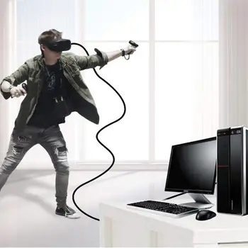 500cm USB-C la Un Cablu de Încărcare Pentru Oculus Căutare / Quest 2 VR de Mare viteză de Transmisie de Date de Sârmă Cablu USB de Tip C Accesorii
