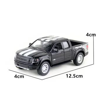 KINSMART turnat sub presiune Model/1:46 Scară/2013 Ford F-150 SVT Raptor SuperCrew Camion/Trage Înapoi Mașină de Jucărie/Colecție de Învățământ/Cadouri/Copil