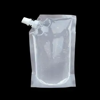 10buc Plastic Potabilă Pungă de Baloane Clar Etanșe Cu Pâlnie Apă potabilă Balon Saci de Băuturi Husă Pliabilă Reutilizabile