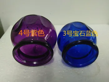 5 buc Set Colorat de Sticlă cu Vid Cupa Tradițională Chineză se Ingroase Ventuze de uz Casnic Explozie-dovada Foc Borcan de 5 Dimensiuni alege