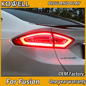 KOWELL Styling Auto 4 piese Pentru Ford Mondeo Fuziune Stopuri 2013 2016 spate cu LED-uri Lampă Lampă Spate DRL+Frana+Park+Semnal