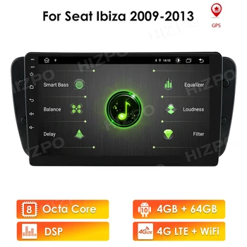 Android 10 DVD Auto Radio Pentru Seat Ibiza 6j 2009 2010 2012 2013 Navigare GPS 2 Din Ecranul radio Audio Player Multimedia 4G WIFI
