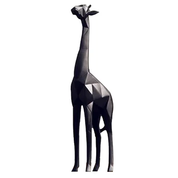 Creative Nordic Figurina Girafa Sculptură În Picioare Rășină Acasă Decor Birou 2 Culori Opțional