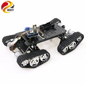 WiFi/Bluetooth/PS2 Control RC 4wd Robot Tank Șasiu Kit cu UNO R3 Bord+ Motor Driver de Placa de Arduino DIY