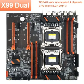 X99 Dual CPU Placa de baza Stabil, Rapid Computer de Bord de Circuit Pentru Biroul de Acasă