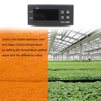 STC-1000 Termostat Digital Incubator Controler de Temperatura Două Releului de Ieșire LED 110V 220V 12V 24V 10A Căldură Rece