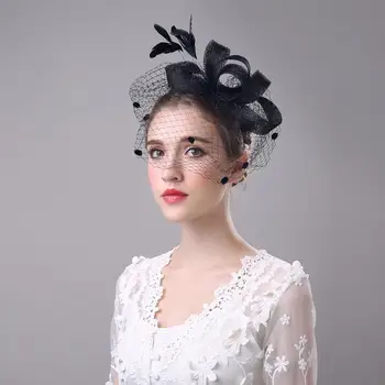 QIANJI mai Multe Culori Colivie Voal de Nunta Pălărie Facinators Mireasa Pălării Chic Femei Pălării 2019 Nunta Accessoire pentru Păr