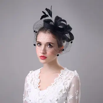 QIANJI mai Multe Culori Colivie Voal de Nunta Pălărie Facinators Mireasa Pălării Chic Femei Pălării 2019 Nunta Accessoire pentru Păr