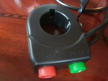 Comutator on-off buton de lumina si comutator claxon de bază mai simplu comutator universal DIY piese pentru scuter electric ebicycle pliere biciclete MTB