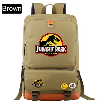 Moda Aventura Dinozaur Jurassic Park Lume Boy Fata De Carte Sac De Școală Femei Bagpack Adolescenți Ghiozdane Student Rucsac