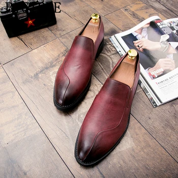 Mocasini Barbati Pantofi Rochie Rochie Neagră Coafor Formale Pantofi Pentru Bărbați Clasic De Lux Pentru Bărbați Pantofi Din Piele Zapatos Oxford Hombre Scarpe Uomo