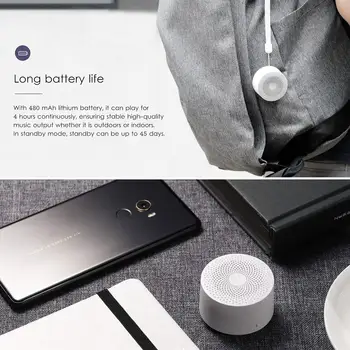 Xiaomi AI Versiunea Portabil fără Fir bluetooth Boxe de Voce Inteligent de Control Handsfree Bass Speaker