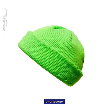 UNCLEDONJM 2020 Moda Pălărie Rotundă Unisex Snapback Două Capace de Bordurare Solid de culoare Moda Barbati Daune pălării S322