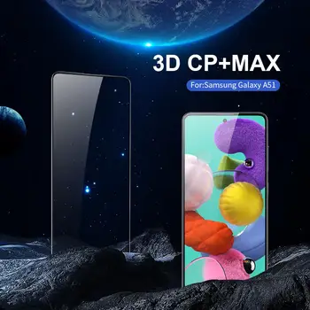 Temperat Pahar Ecran Protector Pentru Samsung A51 A71 NILLKIN Amazing 3D CP+MAX Nano Anti-Explozie de Sticlă de Protecție