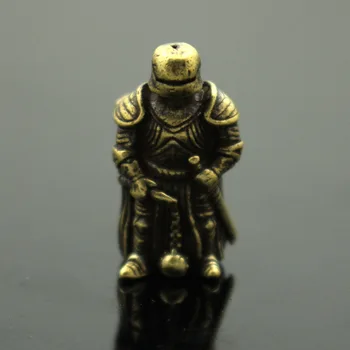 Mini BRICOLAJ Epocă Cuțit Pandantiv din Alama Craniu Cavaler Cheie Lanț Ornament Lanterna Bratari Decor Jucărie Cadou Cuțit Accesorii