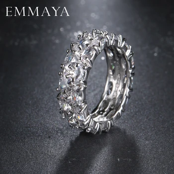 EMMAYA Brand Inele de Zirconiu Clar CZ Cristal Inele pentru Femei Bijuterii de Moda en-Gros Preț