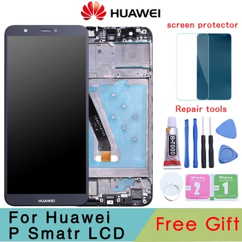 Huawei P Smart Display LCD Touch Ecran Digitizor de Asamblare Pentru Huawei P Inteligente LCD Cu Rama FIG LX1 L21 L22 Ecran Înlocuire