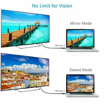 Tip C compatibil HDMI HDTV TV Cablu Adaptor Cablu USB pentru Samsung S8 S9 Plus Nota 8