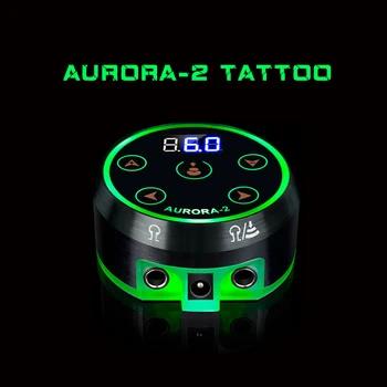 Aurora-2 Tatuaj de Alimentare Negru Argintiu Upgrade Digital LCD Touch Ecran Pentru Masina de Tatuaj tattoo pix de alimentare