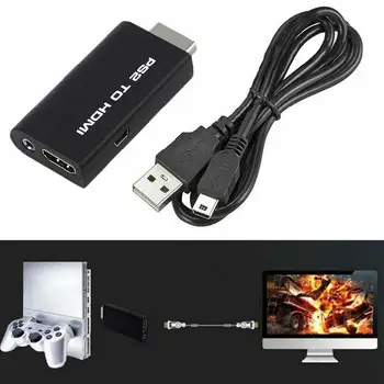 Pentru Sony playstation PS2 să compatibil HDMI Audio-Video Convertor Adaptor cu Ieșire suport Pentru HDTV Suport 576i 480i 480p