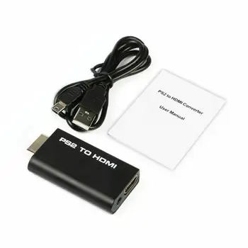 Pentru Sony playstation PS2 să compatibil HDMI Audio-Video Convertor Adaptor cu Ieșire suport Pentru HDTV Suport 576i 480i 480p