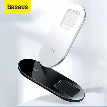 Baseus 2 in1 Wireless Încărcător Rapid de Încărcare Pentru iPhone 11 Pro Max Airpods Pentru Samsung S10 Huawei 15W Qi Rapid Încărcător Wireless