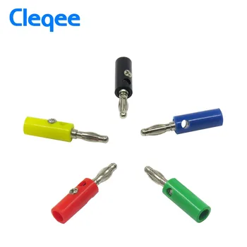 Cleqee P3003 10BUC Banană 4mm Conector Adaptor Pentru Difuzor Audio 5 Culori