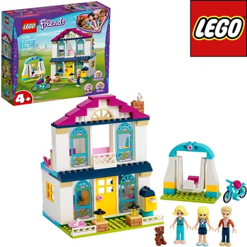 LEGO Prieteni lui Stephanie Casa 41398 Mini-Papusa Casa de 170 de Bucăți de Rol-Joc de Viața de Familie Jucării Pentru Fete 2020 Anul Nou, Cadou de Ziua de nastere