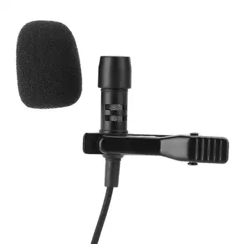 2 în 1 Microfon cu Casti Profesionale de calitate Rever Microfon Lavaliera Microfon pentru a Canta Live Broadcast și Video