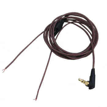 DIY Căști Cablu 3.5 mm Moale TPE 14 Miez de Sârmă de Cupru pentru Mobil, MP3, MP4 pentru Ipad, pentru Iphone 128cm