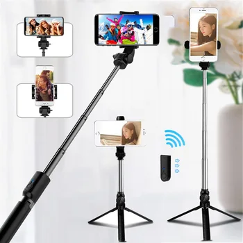 All-in-One Portabil Selfie Stick Telefon Trepied Cu Wireless Declanșator de la Distanță pentru iphone, Samsung, xiaomi Smartphone Vlog de Fotografiere