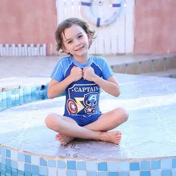 Autentic Disney pentru Copii costume de Baie Fete Siameze Băieți 4-14 Ani de costume de Baie Printesa Congelate Rochie de protecție Solară Costume de baie