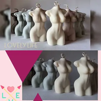 3D Art Lumânare Mucegai Silicon Mucegai de sex Masculin și de sex Feminin de Artă de Design Parfum Lumânare Kit de făcut Săpun Tort de Ciocolată Decorare