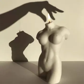 3D Art Lumânare Mucegai Silicon Mucegai de sex Masculin și de sex Feminin de Artă de Design Parfum Lumânare Kit de făcut Săpun Tort de Ciocolată Decorare
