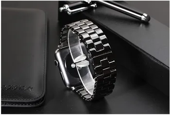 Ceramica curea pentru Apple Watch Band se 38 42 40 de 44mm Link Brățară Bratara pentru iwatch curea Seria 6 5 4 3 2 1