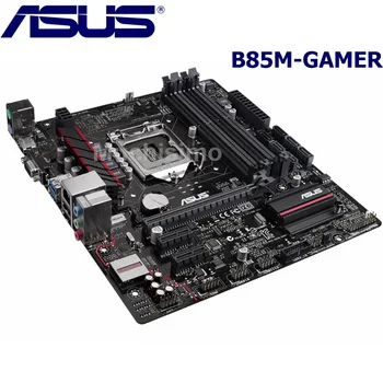 LGA 1150 Asus B85M-GAMER DDR3 LGA 1150 B85 Desktop Placa de baza 32GB, USB2.0 USB3.0 pentru I3 I5 I7 PROCESOR placa de baza 32GB