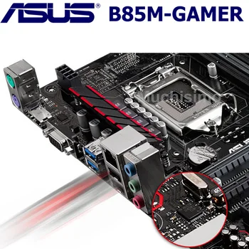 LGA 1150 Asus B85M-GAMER DDR3 LGA 1150 B85 Desktop Placa de baza 32GB, USB2.0 USB3.0 pentru I3 I5 I7 PROCESOR placa de baza 32GB