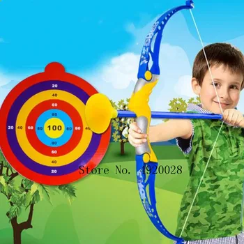 Copii de înaltă calitate tir cu arcul arcuri și săgeți stabilite în condiții de siguranță de fotografiere de vânătoare jocuri în aer liber, grădină, parc de distracție pentru copii jucării 2020 nou