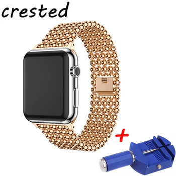 Link Brățară curea de ceas Pentru Apple Watch Band 44mm 42mm iwatch 38mm 40mm din Oțel Inoxidabil curea applewatch serie 5 4 3 6 SE