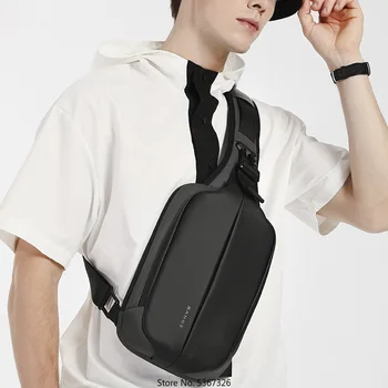 Tendință de moda pentru bărbați piept geanta de recreere în aer liber Messenger sac impermeabil călătorie de Afaceri Geantă de Umăr, Crossbody