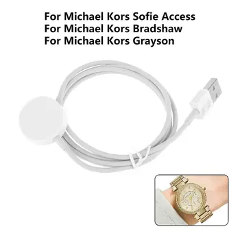 Portabil Stand de Încărcare de Andocare Ceas Inteligent Încărcător Cablu pentru Michael Kors Acces Smartwatch Accesorii