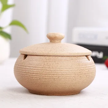 9 Culori Ceramice Mari Scrumiera Creativ Retro Simplu Chineză Scrumieră Decor Acasă Accesorii De Fumat Ceramica Jar Arzător