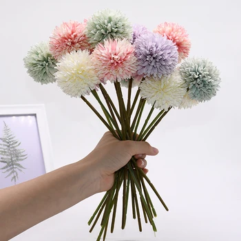 5Pcs 6.5 cm Floare Păpădie Minge de Simulare Flori Buchet Artificial Acasă Ghivece de Flori Aranjament Nunta Exploatație Flori