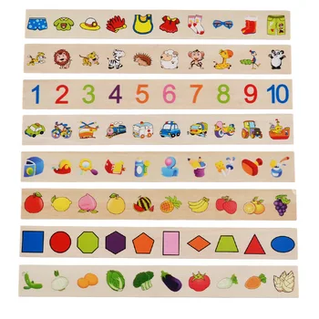 Cunoștințe matematice de Clasificare Cognitive Potrivire Copiii Montessori Devreme de Învățământ Afla Jucărie Cutie de Lemn Cadouri pentru Copii