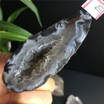 Naturalstone Agate Geode Cluster De Cristal Frumos Decor Acasă