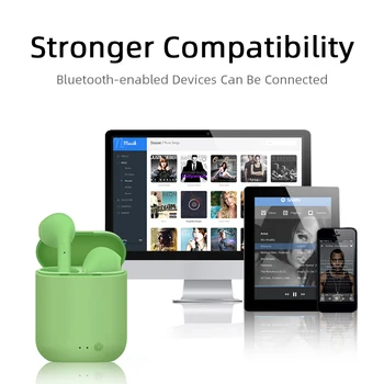Mini i12 TWS Original Wireless Căști Bluetooth 5.0 Cască Bomboane de Culoare HiFi Stereo Căști Sport Pavilioane pk i7s i9s i14
