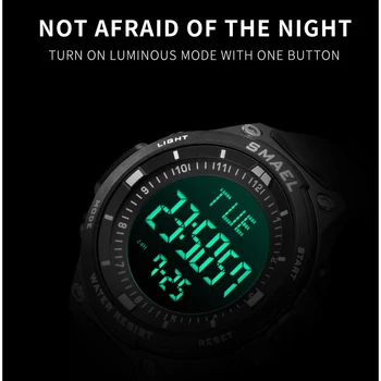 SMAEL Nou Ceas Sport Barbati Militar Armata Ceasuri Impermeabil Ceas Digital de Alarmă CONDUS Data Bărbați Încheietura Ceas Relogio Masculino