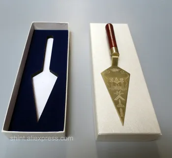 Masonice Mistrie Maestru Mason Mason Cadou Metal Placare cu Aur Gravat Suvenir Ambarcațiuni în cutie
