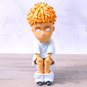 Anime One Punch Man Saitama Sensei Amuzant PVC Figura Brinquedo de Colectie Model de Jucărie
