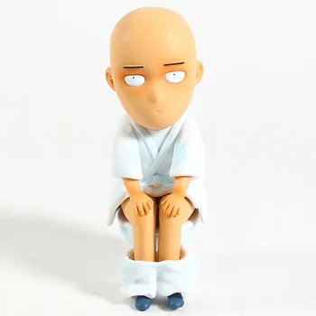 Anime One Punch Man Saitama Sensei Amuzant PVC Figura Brinquedo de Colectie Model de Jucărie
